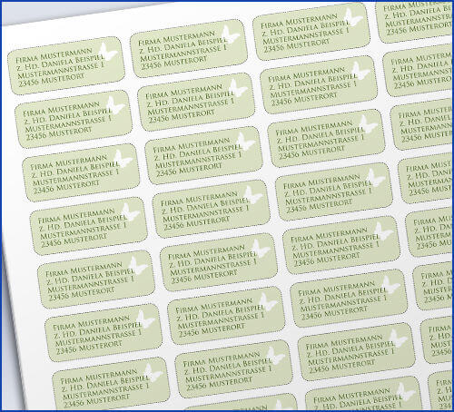 Butterfly-Herz Grün