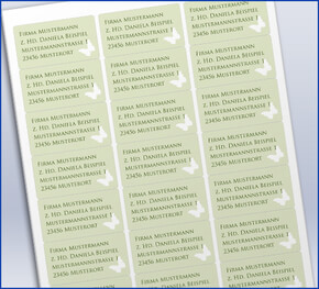 Butterfly-Herz Grün