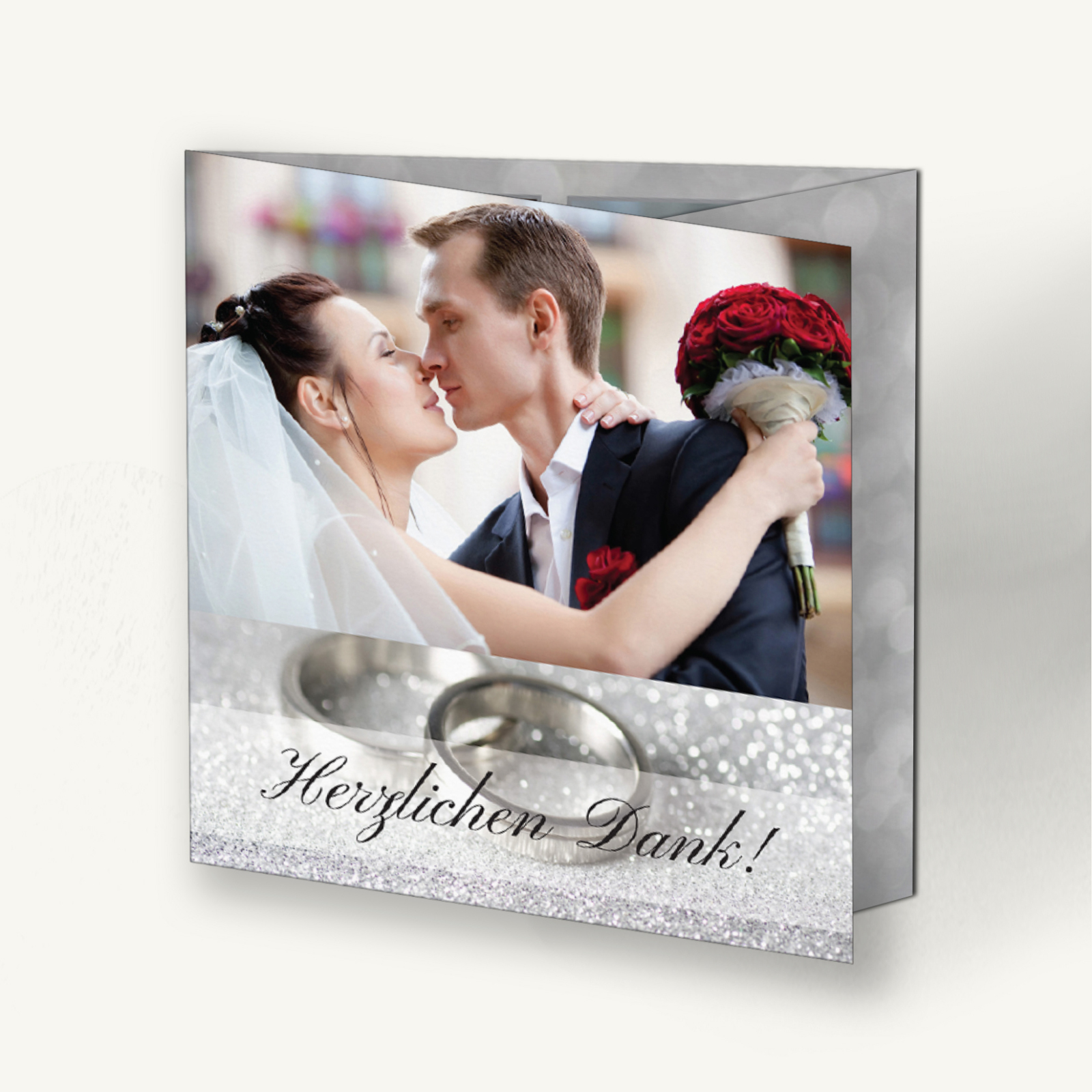 Seide-Silber Wickelfalz