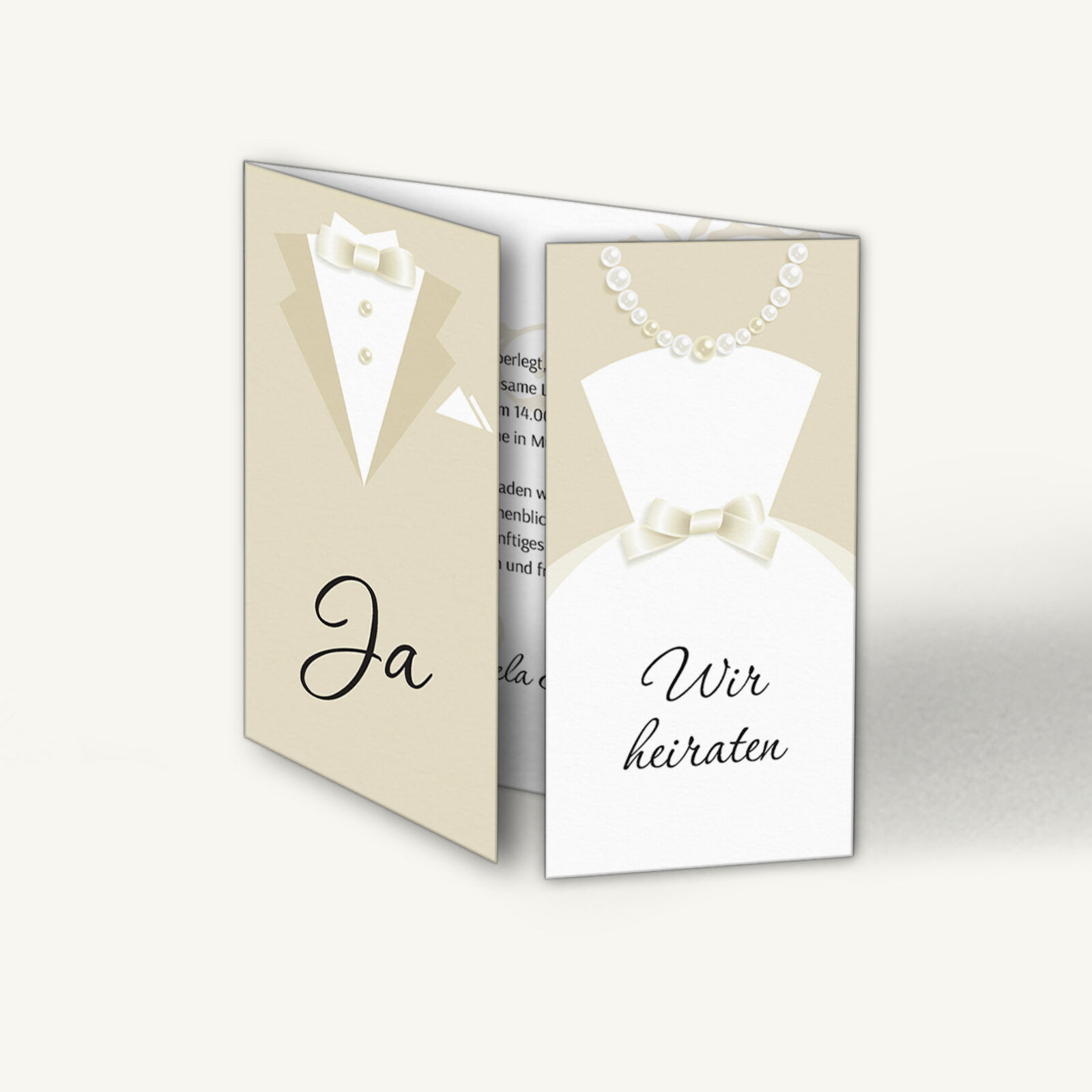 Braut und Bräutigam