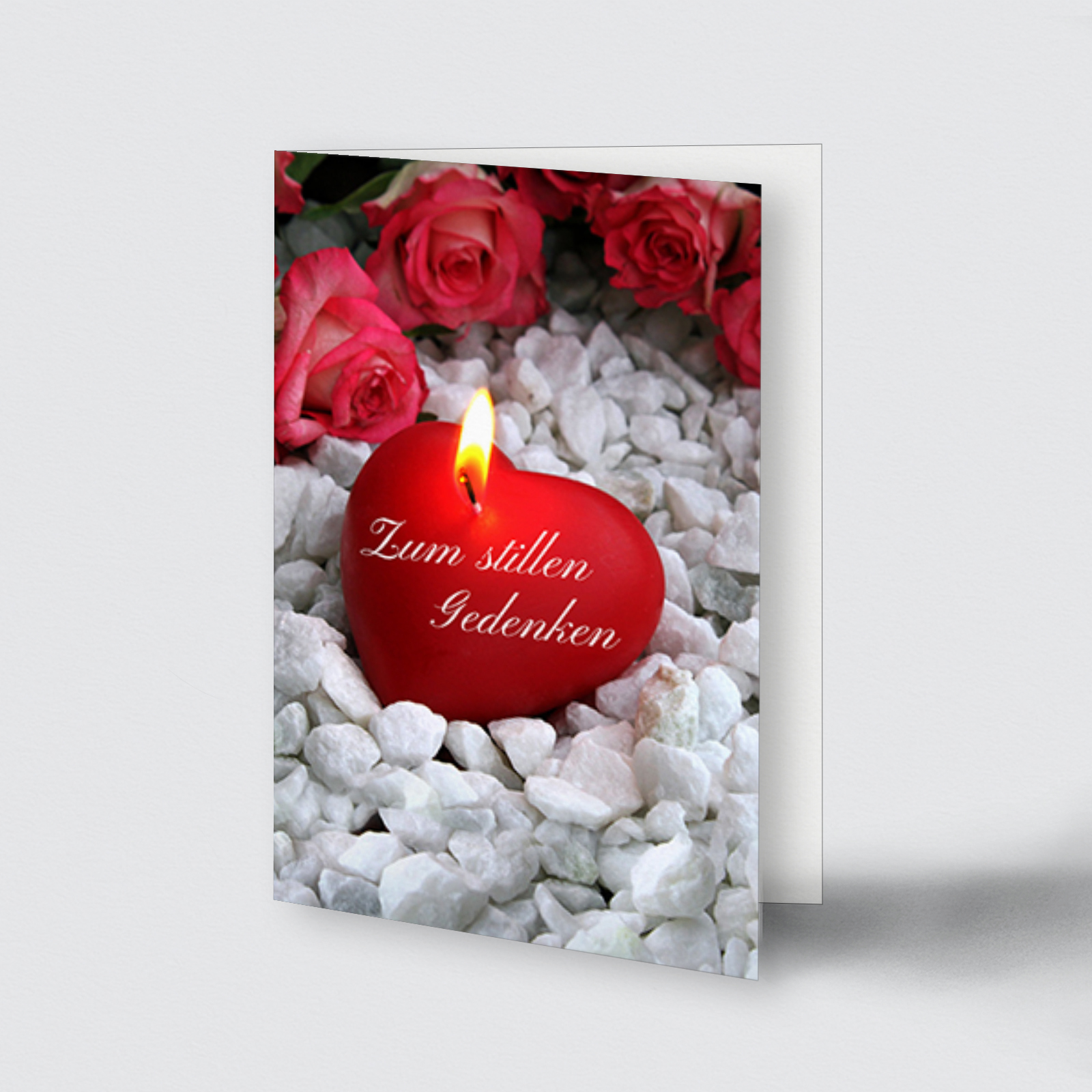  Leuchtendes Herz Rot