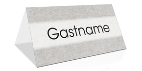 Personalisierung von Tischkarten