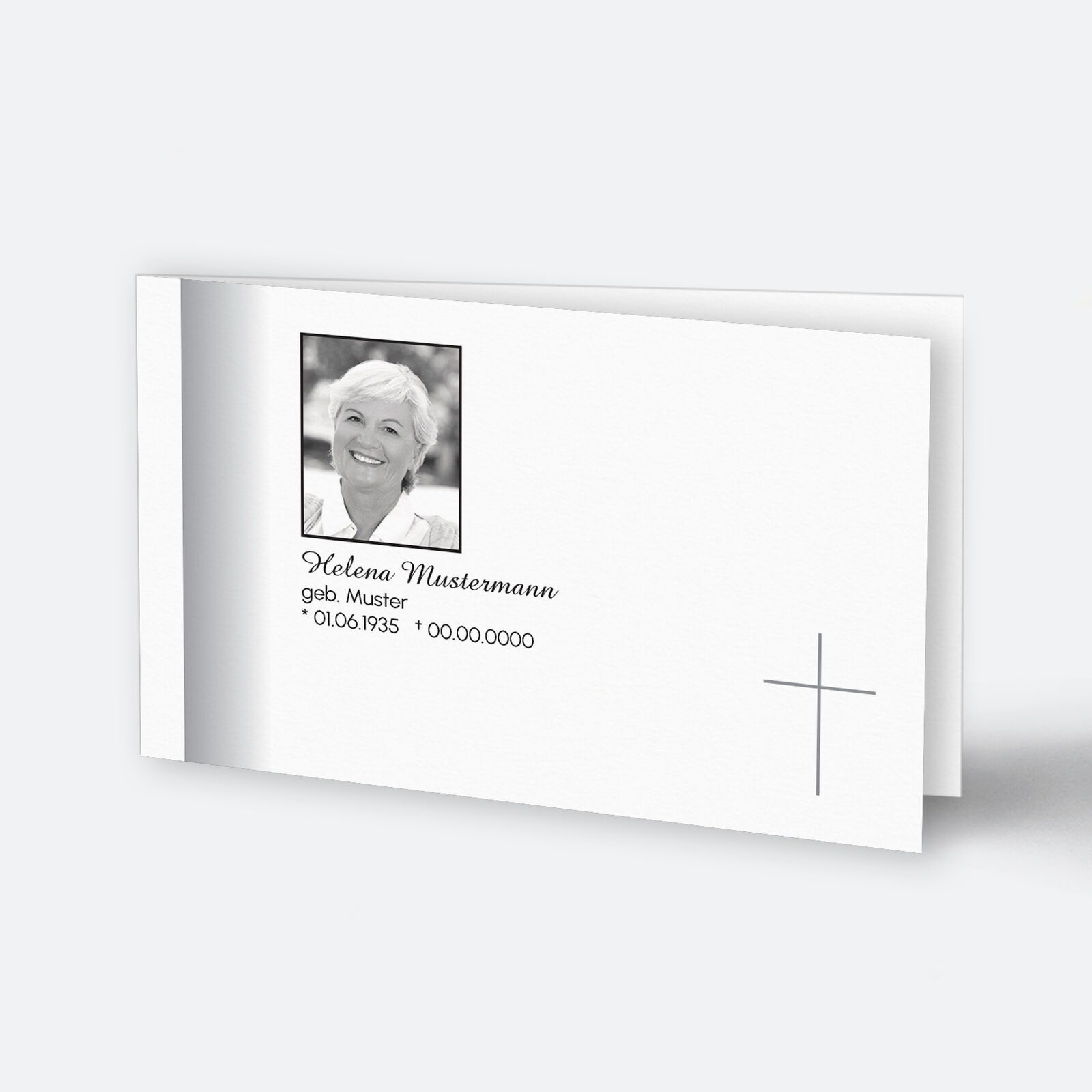 Kreuz mit Schattenrand