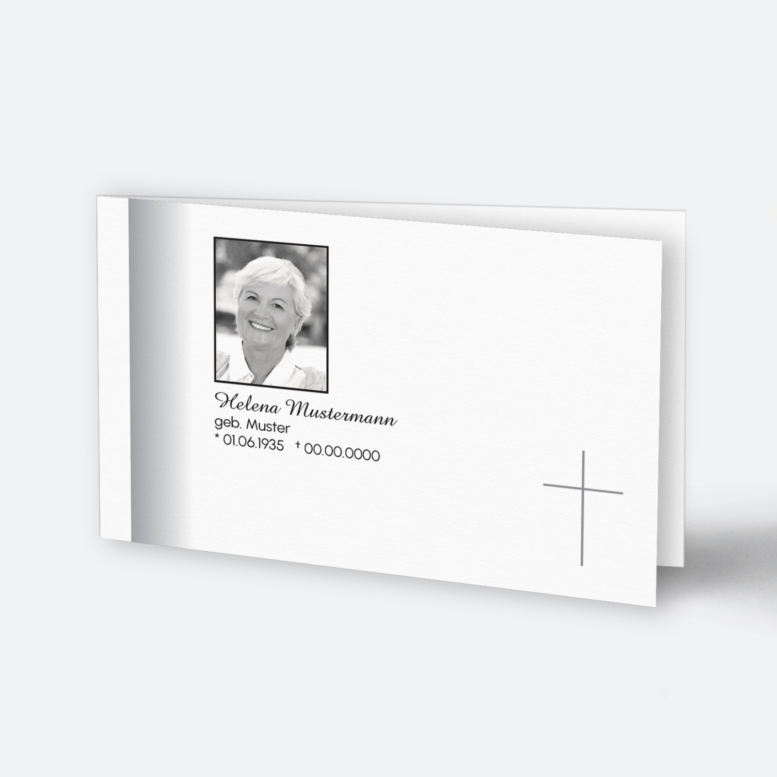 Kreuz mit Schattenrand