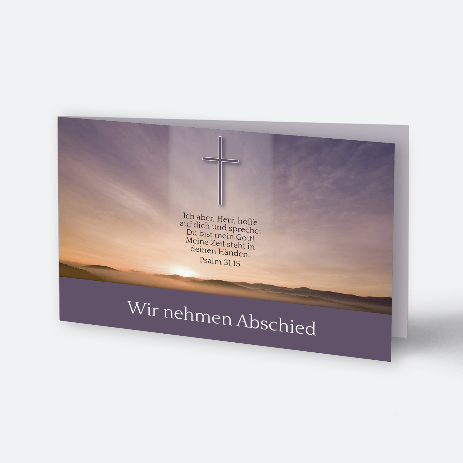 Sonnenuntergang Violett