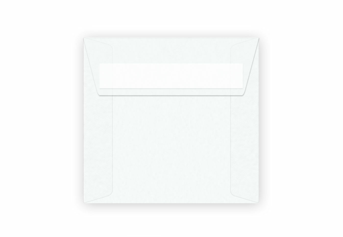 Briefumschlag 125 x 125 mm transparent