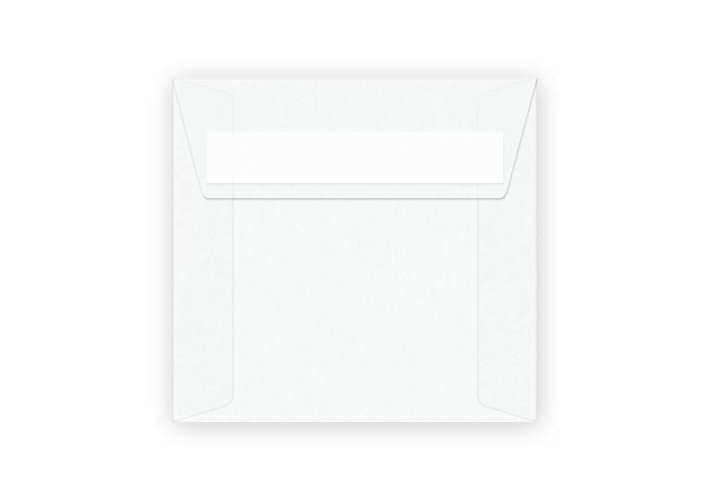 Briefumschlag 125 x 125 mm transparent