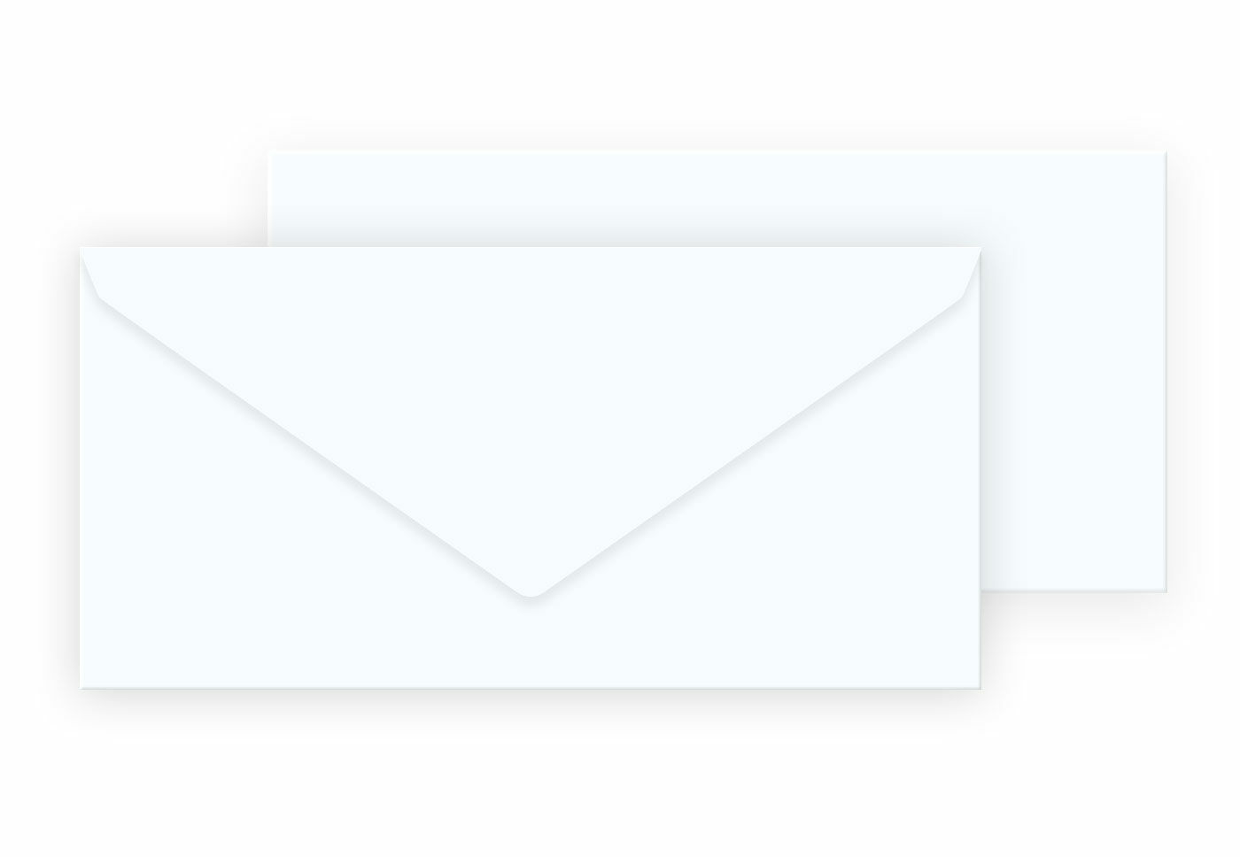 Briefumschlag 220 x 110 mm brillantweiß