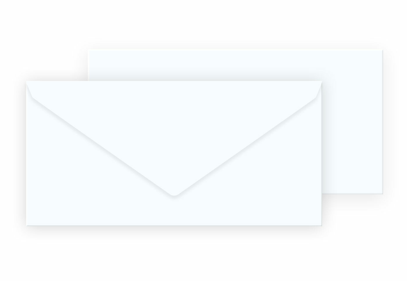 Briefumschlag 220 x 110 mm brillantweiß