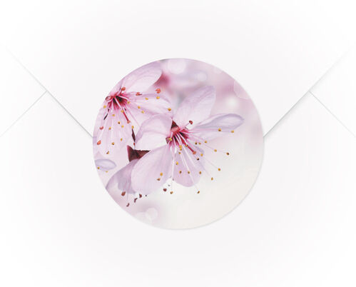 Ein A4 Bogen mit 15 Verschlussaufklebern Sacura