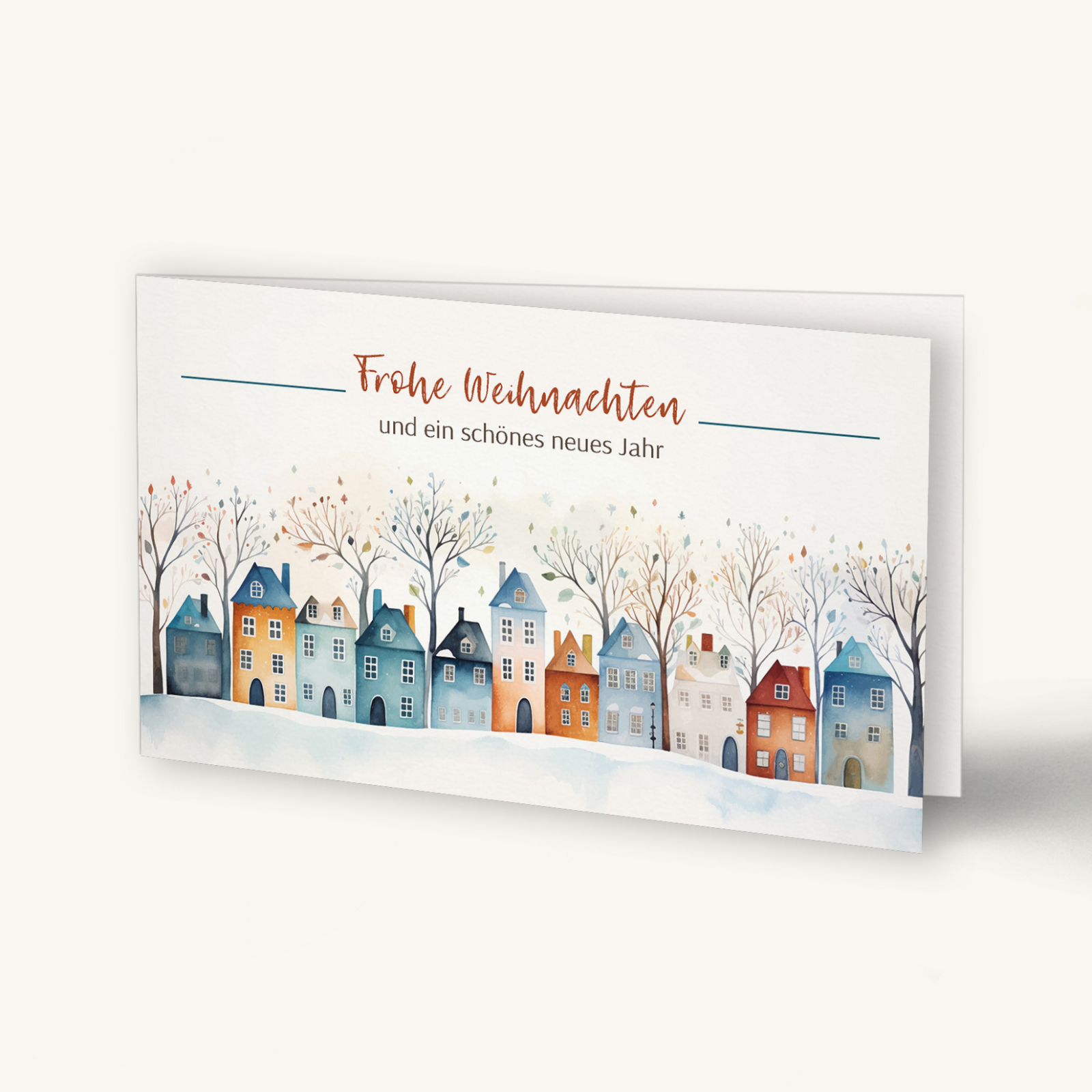 Bunte Winterstadt